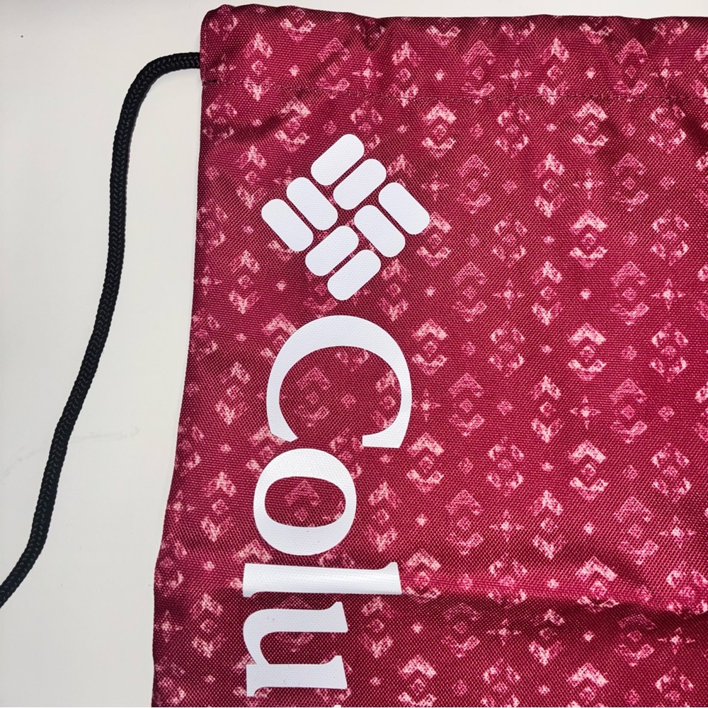 Columbia Pink Patterned Drawstring Bag - Picture 6 of 7
